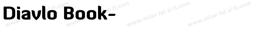 Diavlo Book字体转换